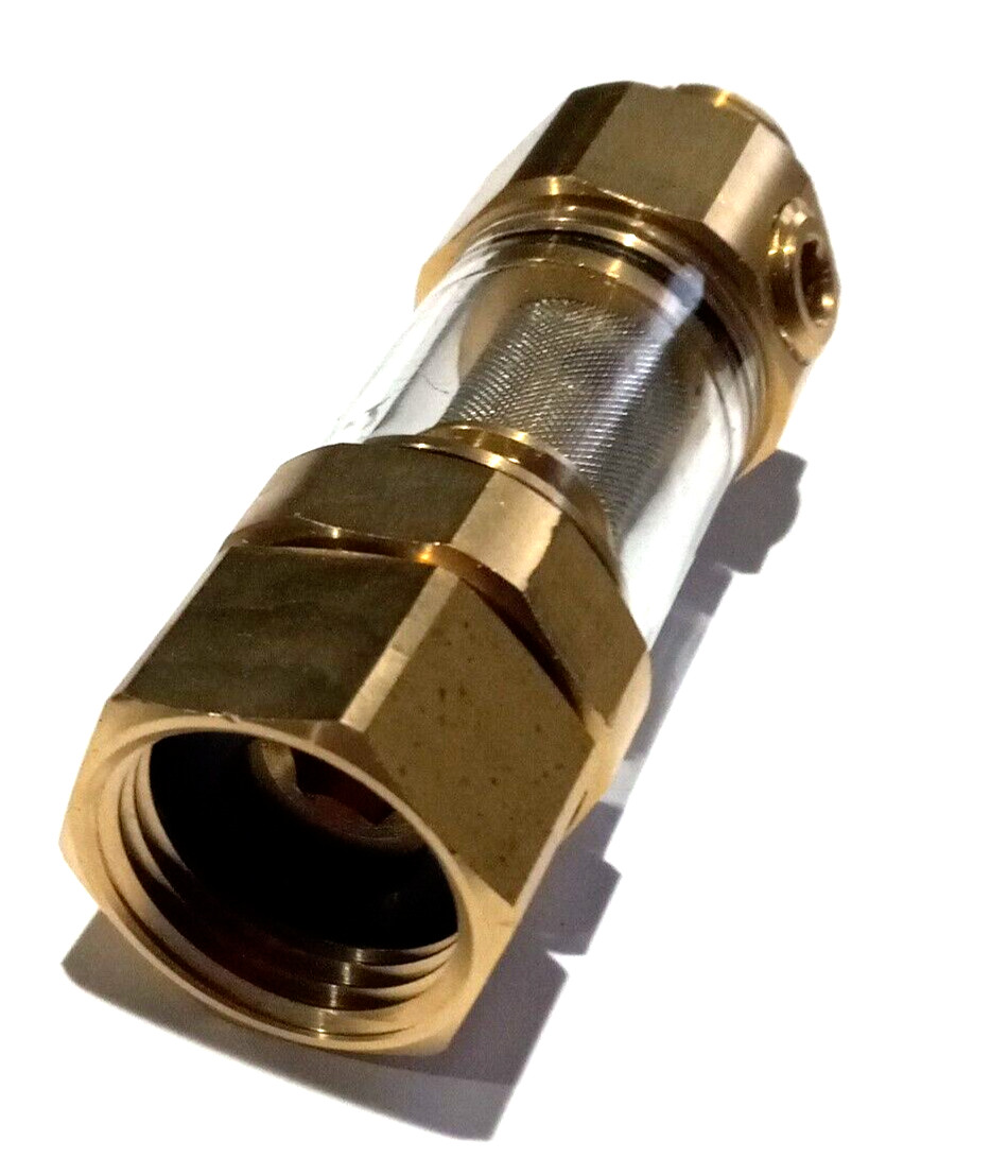 MTM ClearView In-Line Filter With One 1/4 Bypass, 1/2″ NPT x 3/4 Garden Hose