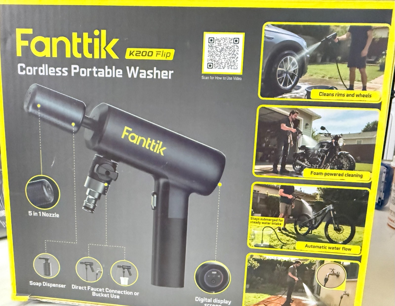 Fanttik cordless washer