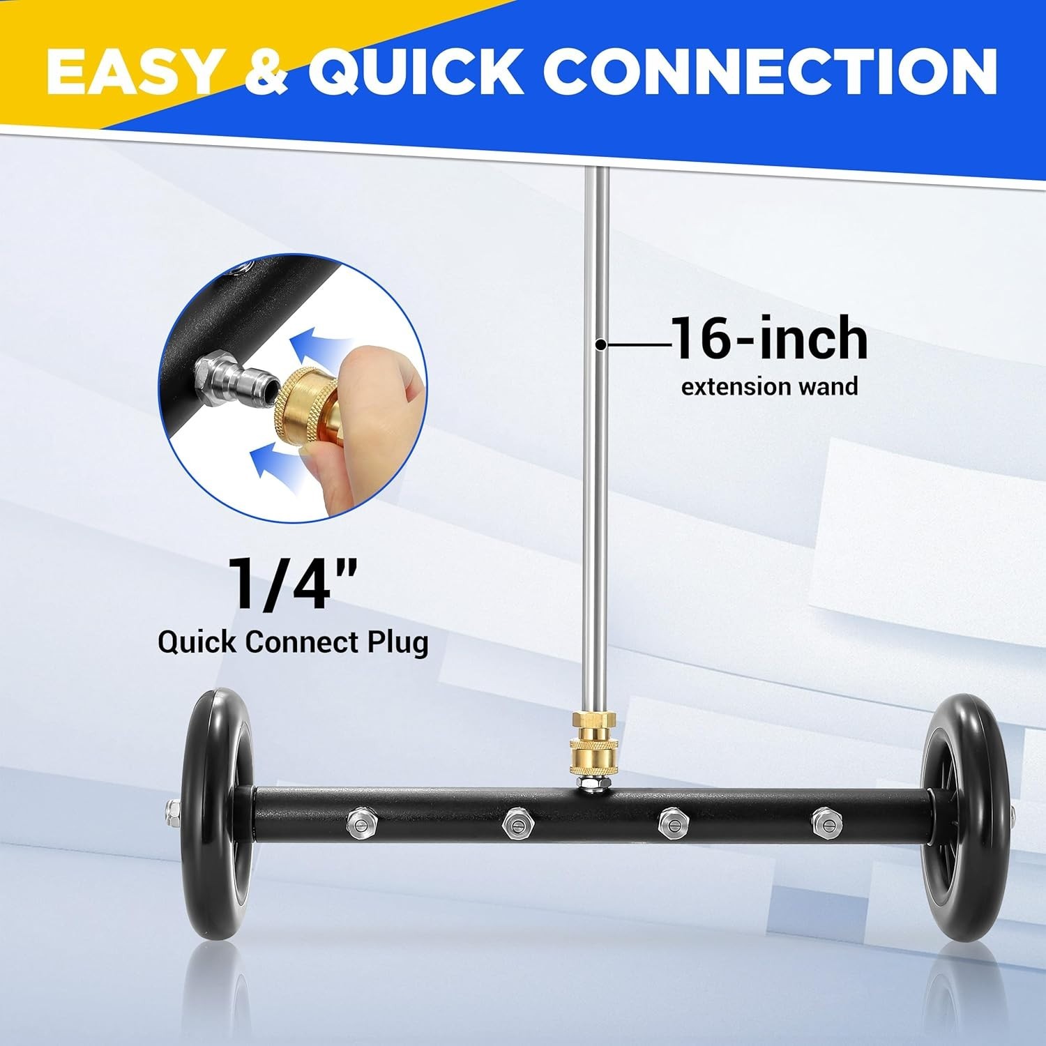 Lightweight Aluminum Undercarriage Cleaner for Effective Vehicle Maintenance