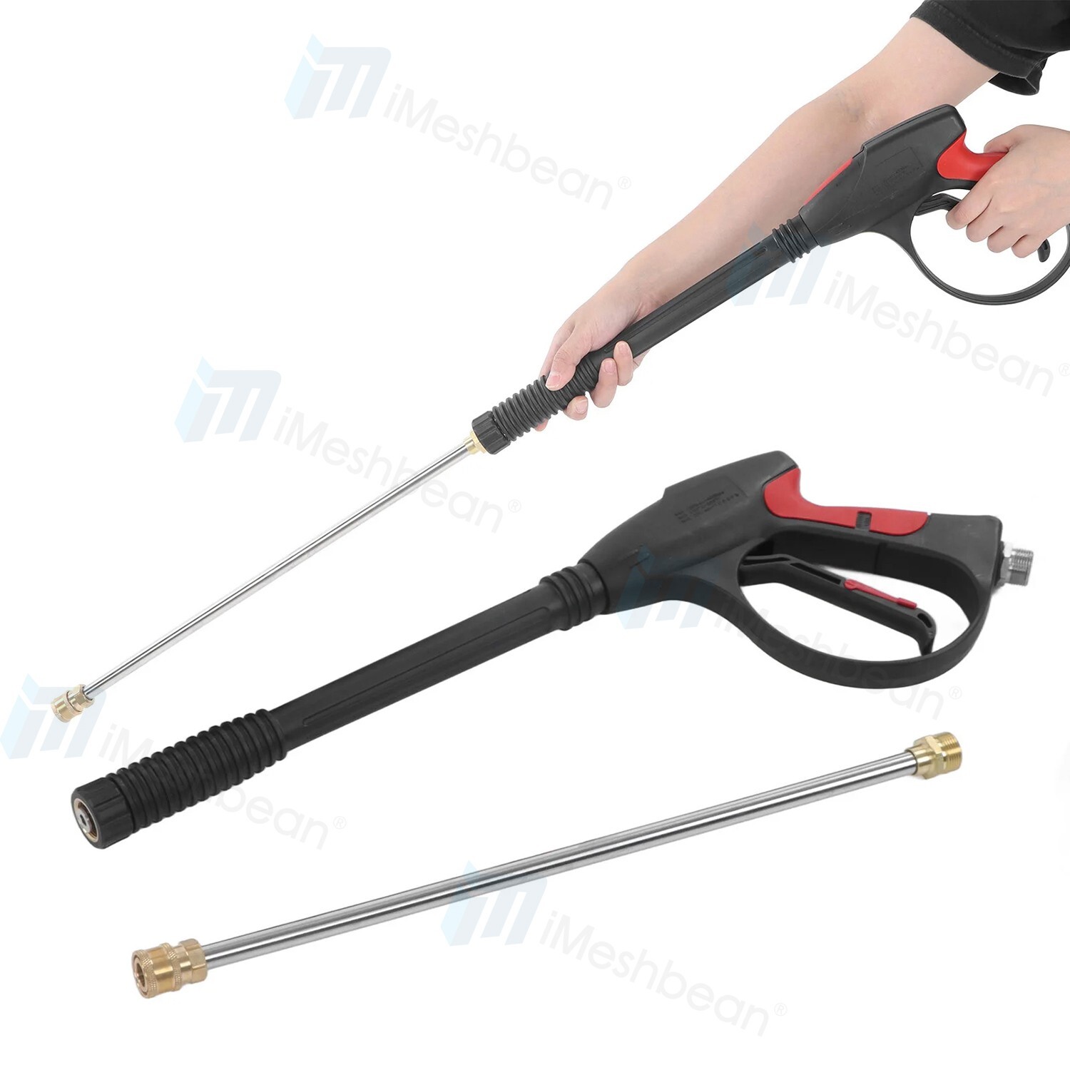 For Craftsman High Pressure Power Washer Spray Gun Wand Hose Kit+5 Tips New