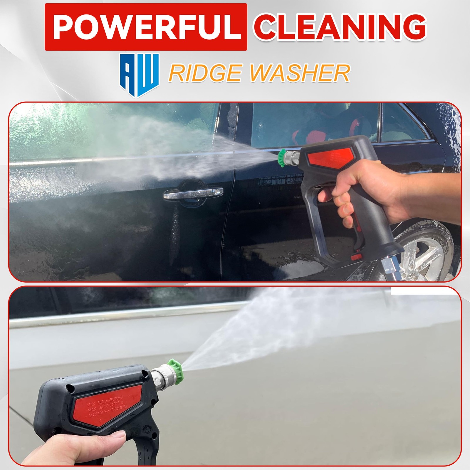 Pressure Washer Gun 5000 PSI, 1/4” Quick Connector