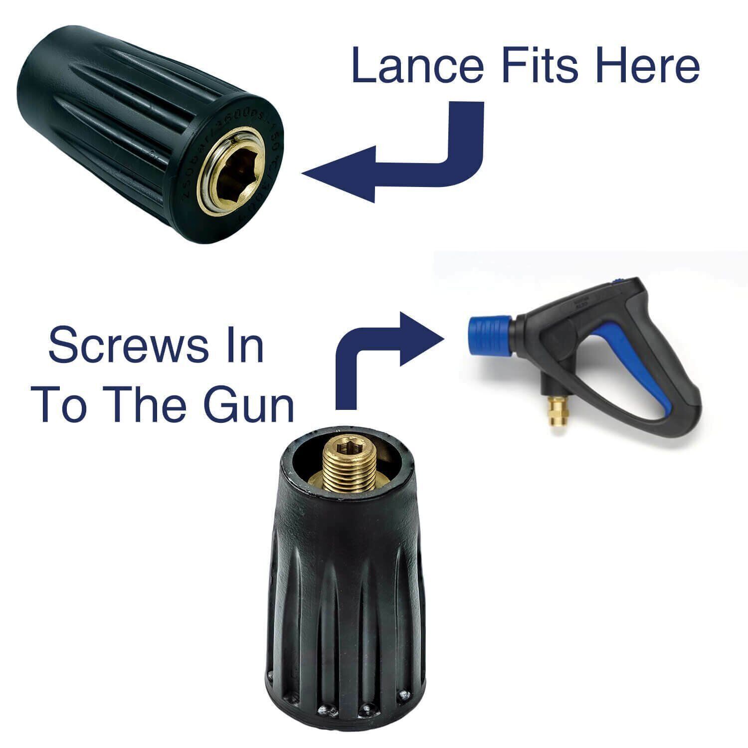 Pressure Washer Nozzle Snow Foam Lance 1/4″ Quick For Italian Nilfisk Alto/Kew