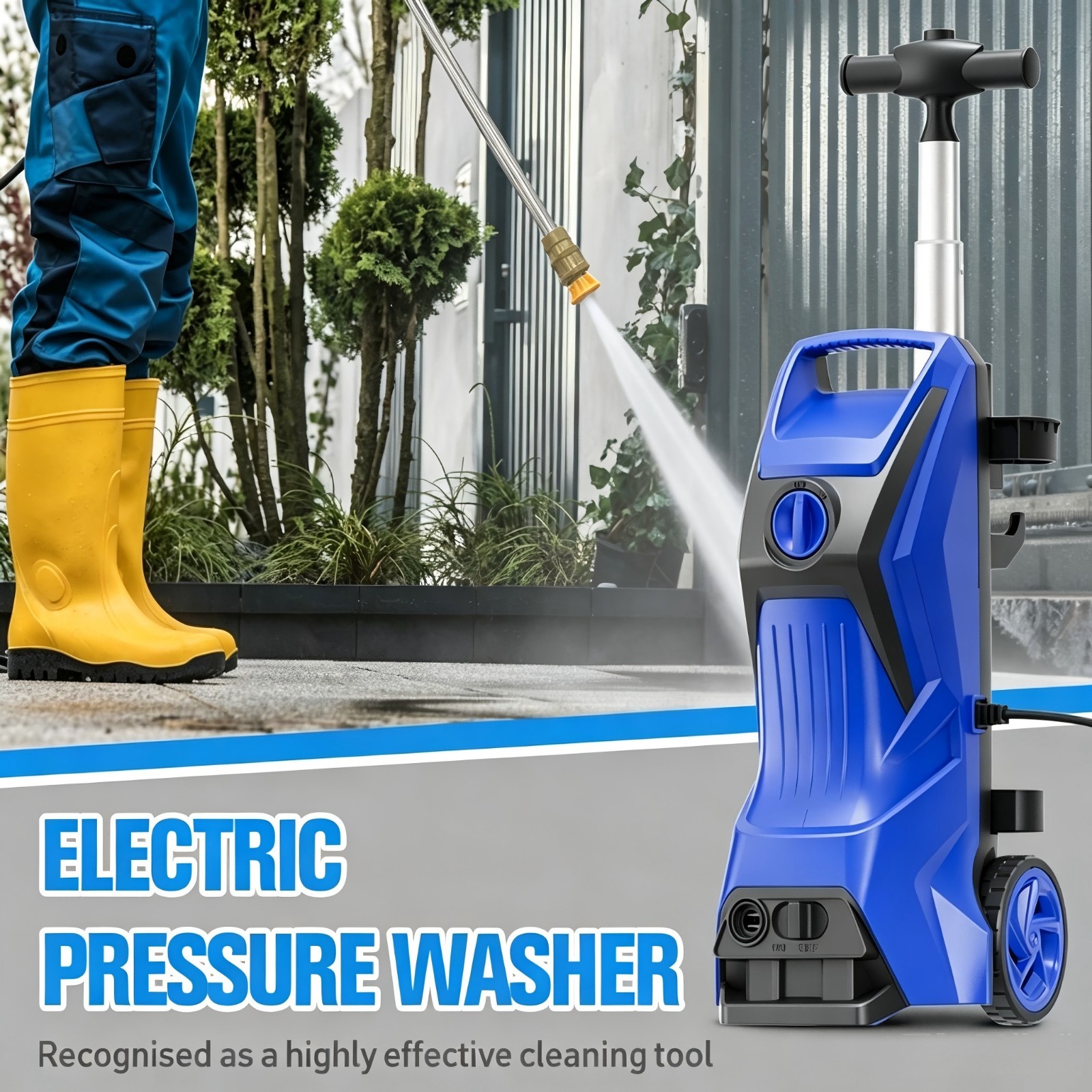4200PSI 3.7GPM Electric Pressure Washer Portable Electric Power Cleaner Machine