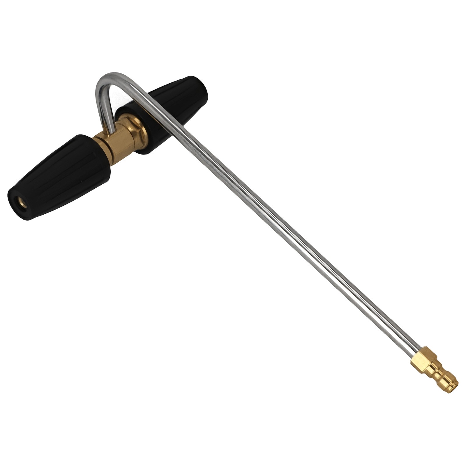 Adjustable Gutter Cleaner Tool for Pressure Washer 4000PSI Brass Construction