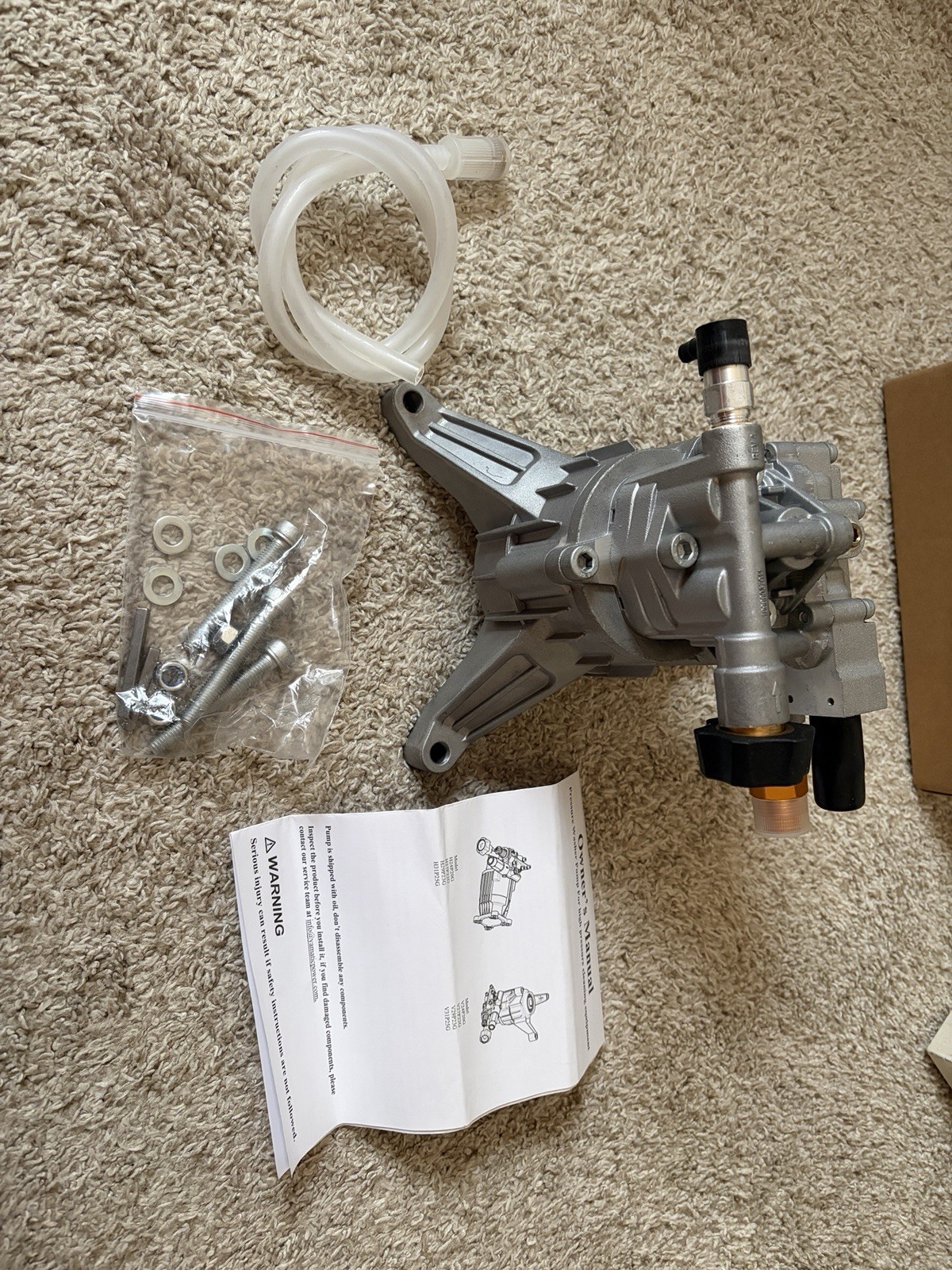 YAMATIC 3000 PSI 2.5 GPM Pressure Washer Pump, Vertical 7/8″ Shaft – Rear Inlet