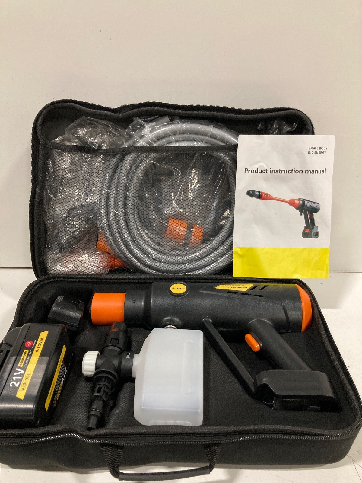 Cordless Pressure Washer Gun, T TOVIA 870PSI