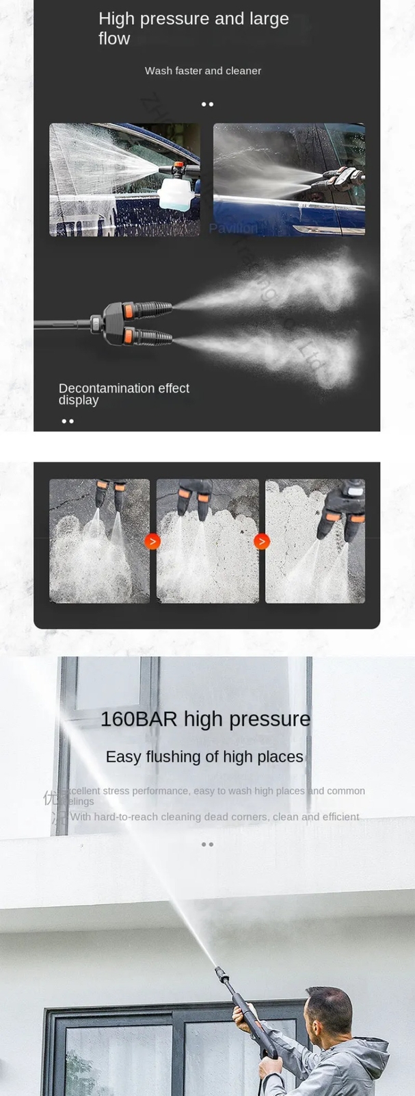 2800W220V Household High-pressure Car Washing Machine/High-pressure Water Gun