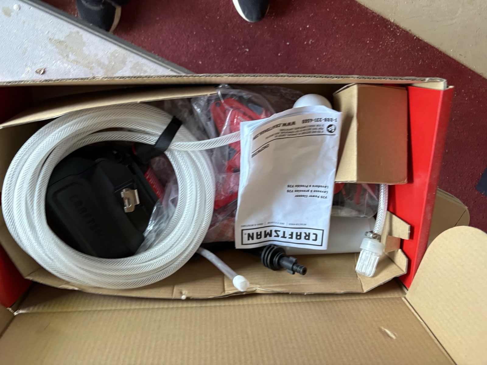 Craftsman V20 20V 350 PSI Cold Water Cordless Pressure Washer Kit Quick Connect