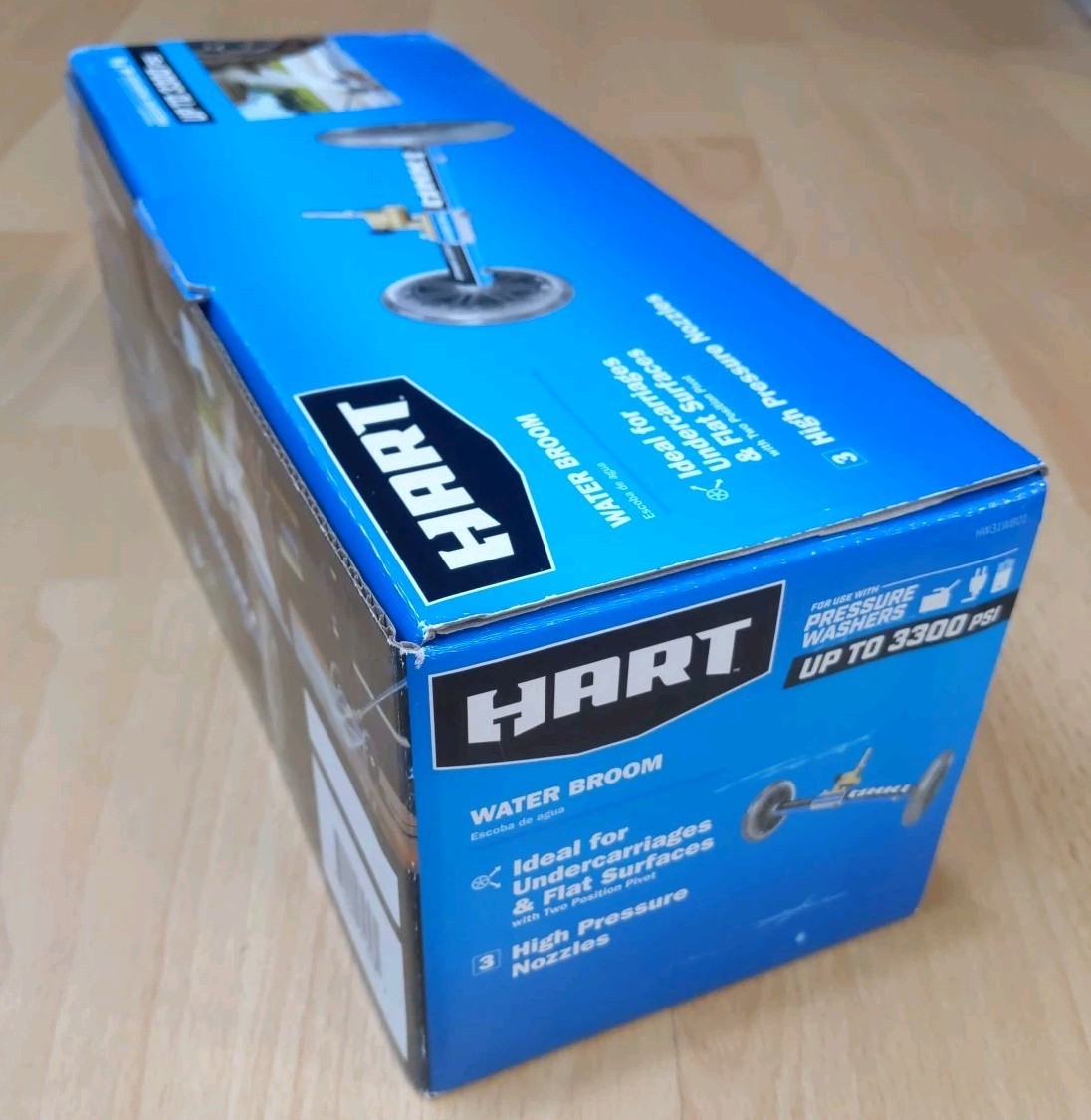HART 11″ Water Broom Undercarriage Cleaner Pressure Washer 3300psi Attachment