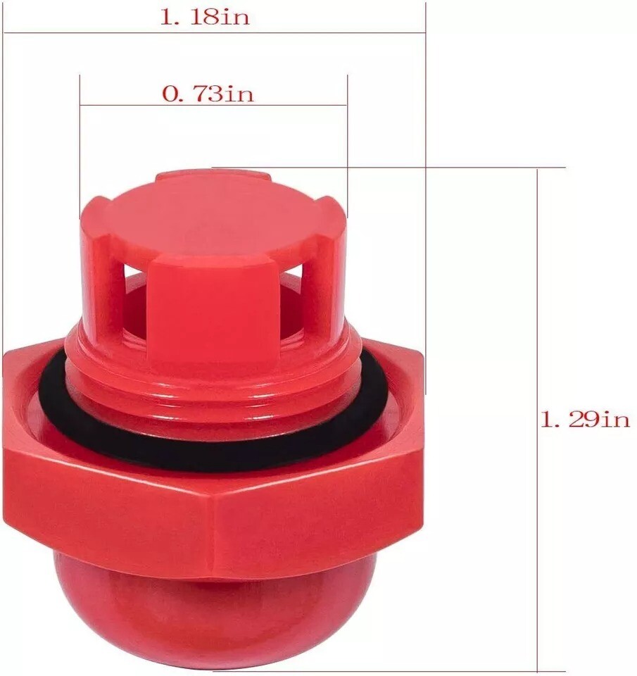 Oil Fill Cap for Dewalt Pressure Washers 514009761 DH3028 DH4240 DXPW60603 Type0