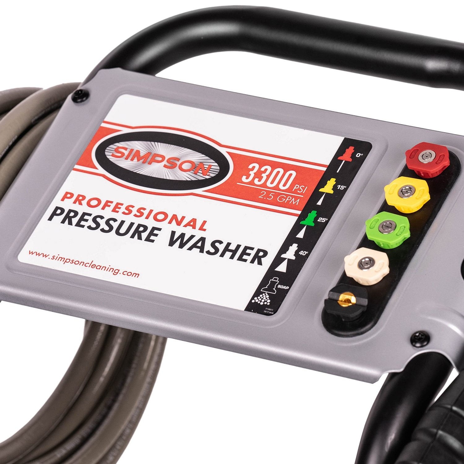 SIMPSON PowerShot PS3228-S Gas Pressure 2.5GPM Washer 3300 PSI Honda GX200 Motor