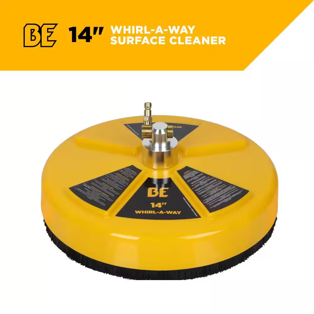 14 In. Whirl-A-Way Commercial Pressure Washer Surface Cleaner