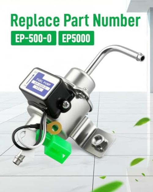 EP5000 12V Universal Low Pressure Electric Fuel Pump | 3-5 PSI 1/4″ Tubing,