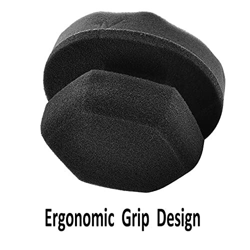2 Pack Large Tire Shine Applicator Pad Durable And Reusable Hexgrip Tire Dressin