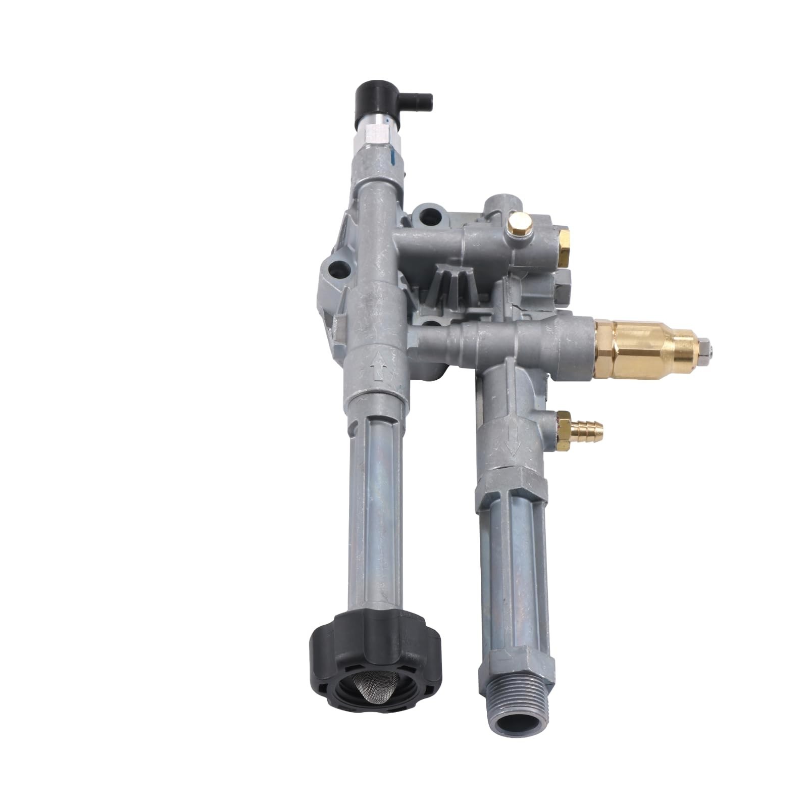 Pressure Washer Pump Head Assembly with Unloader & Check Valves – Compatible Mod