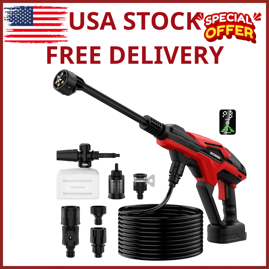 Cordless Pressure Washer for Milwaukee M18 Battery, Portable Cordless Power Wash