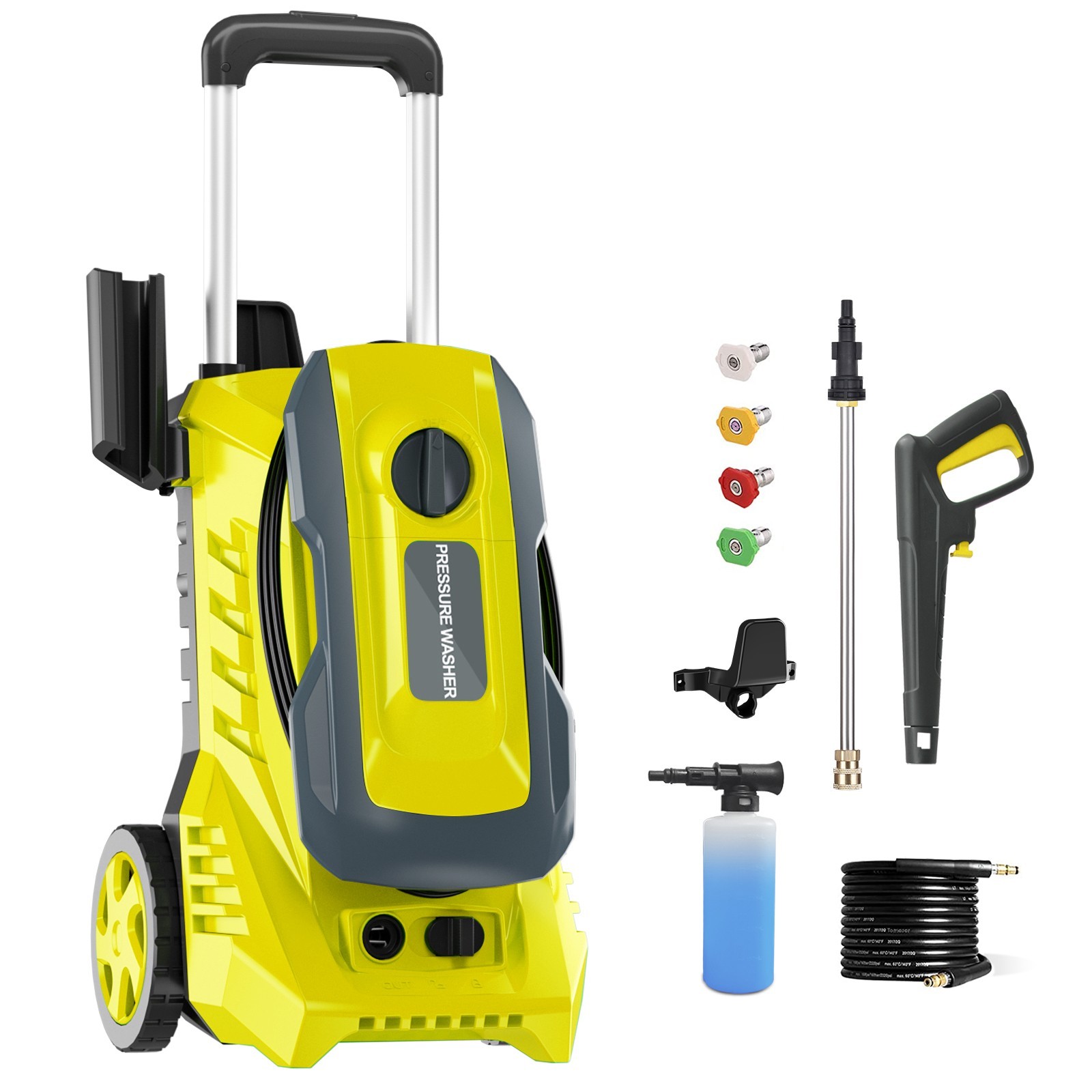 4200 PSI 2.5 GPM High-Pressure Electric Power Cleaner Car Washer Machine Blue