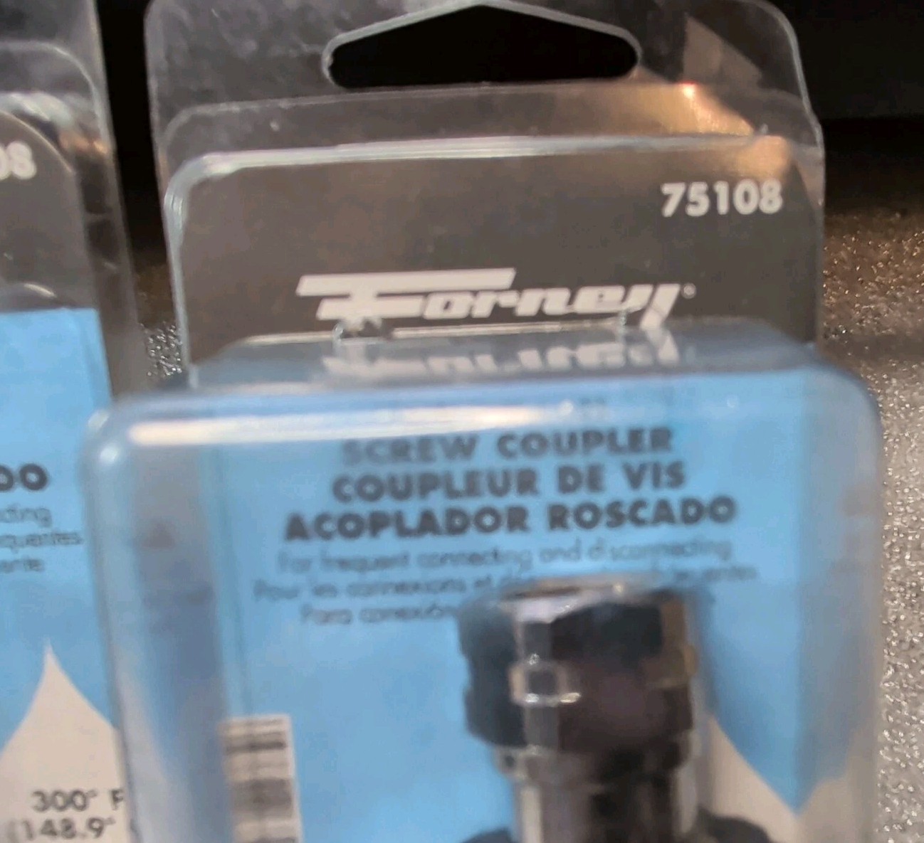 Lot Of 3 Forney 75108 Pressure Washer Screw Coupling Hose Connector 3/8 FNPTXM22