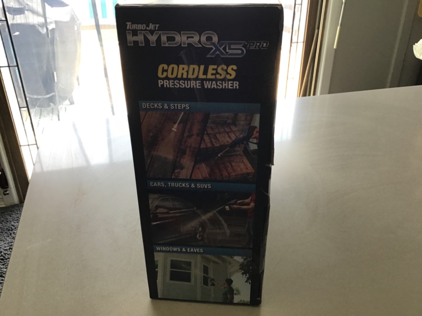 Turbo Jet Hydrox5 Pro Portable Cordless Pressure Washer 6N1 21V 350 PSI NIB