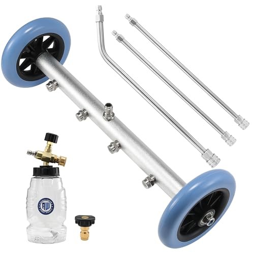 16 Inch Under Car Pressure Washer Undercarriage Cleaner Kit, 4000 PSI