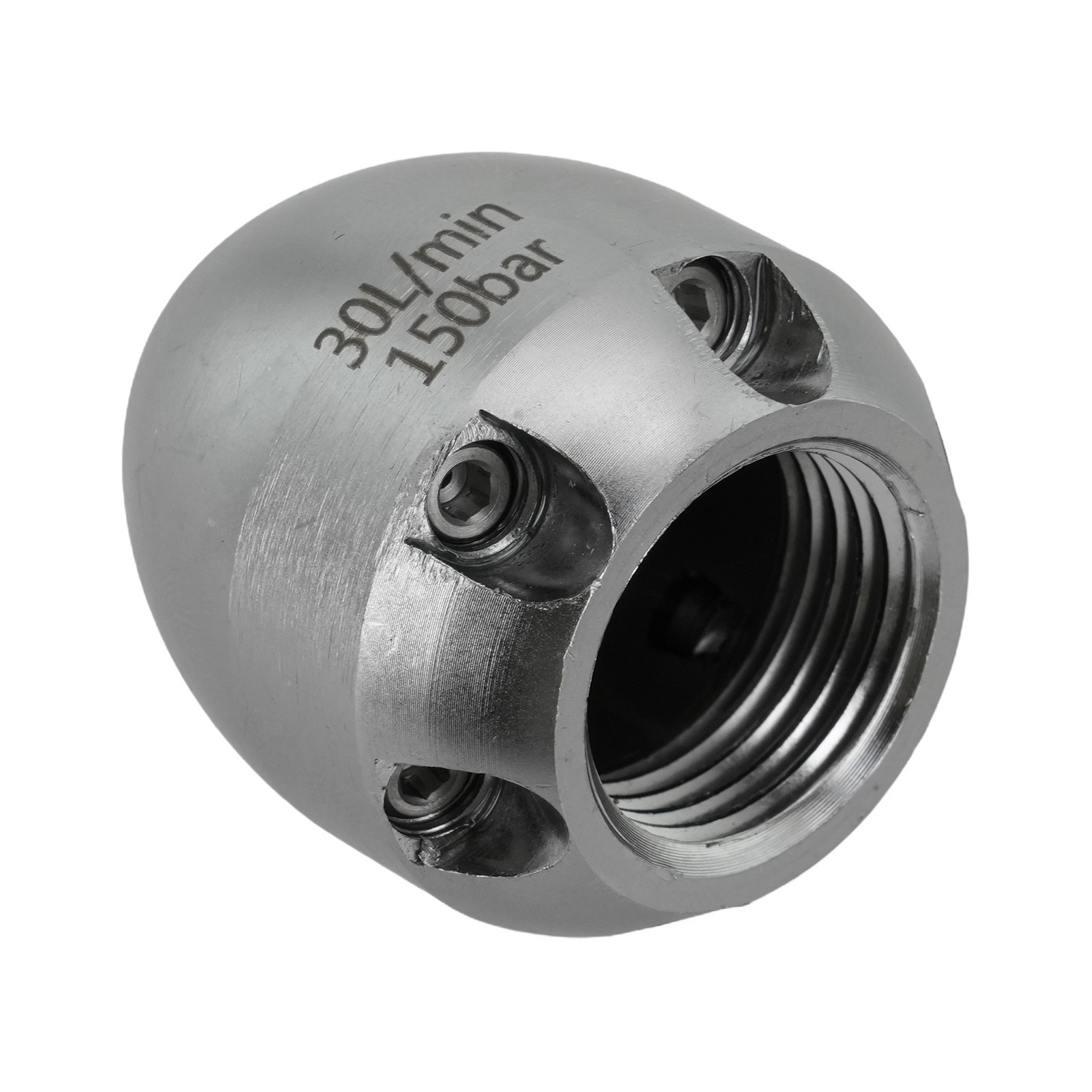 304060L High Pressure Nozzle for Cleaning Sewers with 360 Degree Rotation