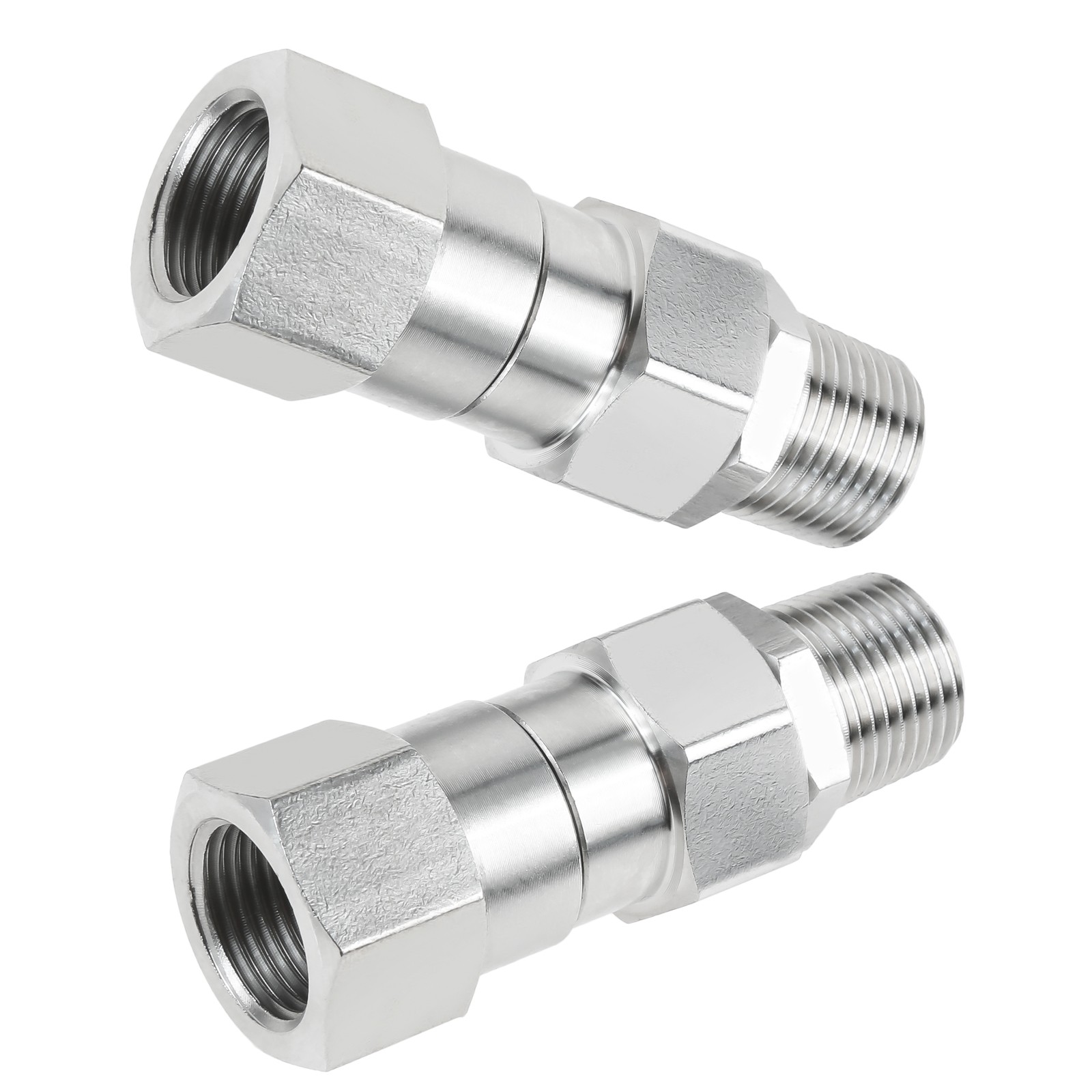 2Pcs Pressure Washer Swivel Joints 360 Degree Rotation Smart Design Fitting