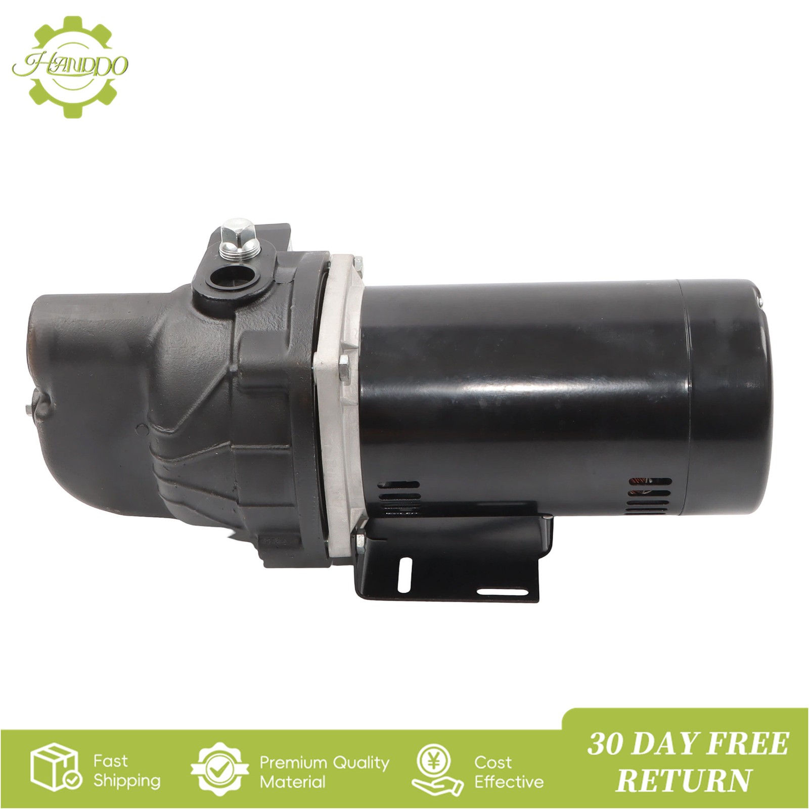 SWS100 Cast Iron Shallow Well Jet Pump 510 Gallons Per Hour 1HP 3480RPM 115/230V