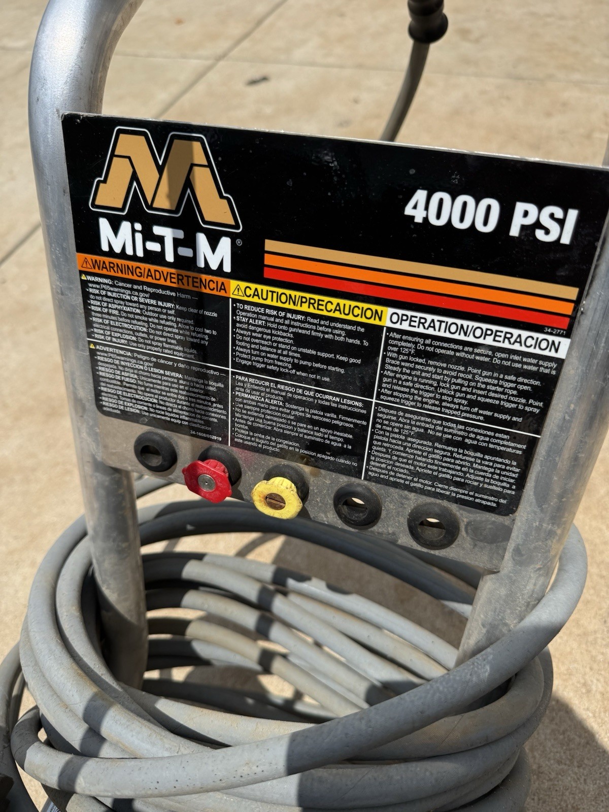 Mi-T-M 4000 PSI Gas Pressure Washer