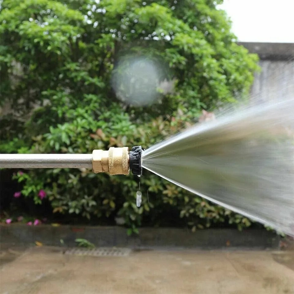 1/4″ Snow Foam Pressure Washer Gun Car Wash Soap Lance Cannon Spray Jet Bottle