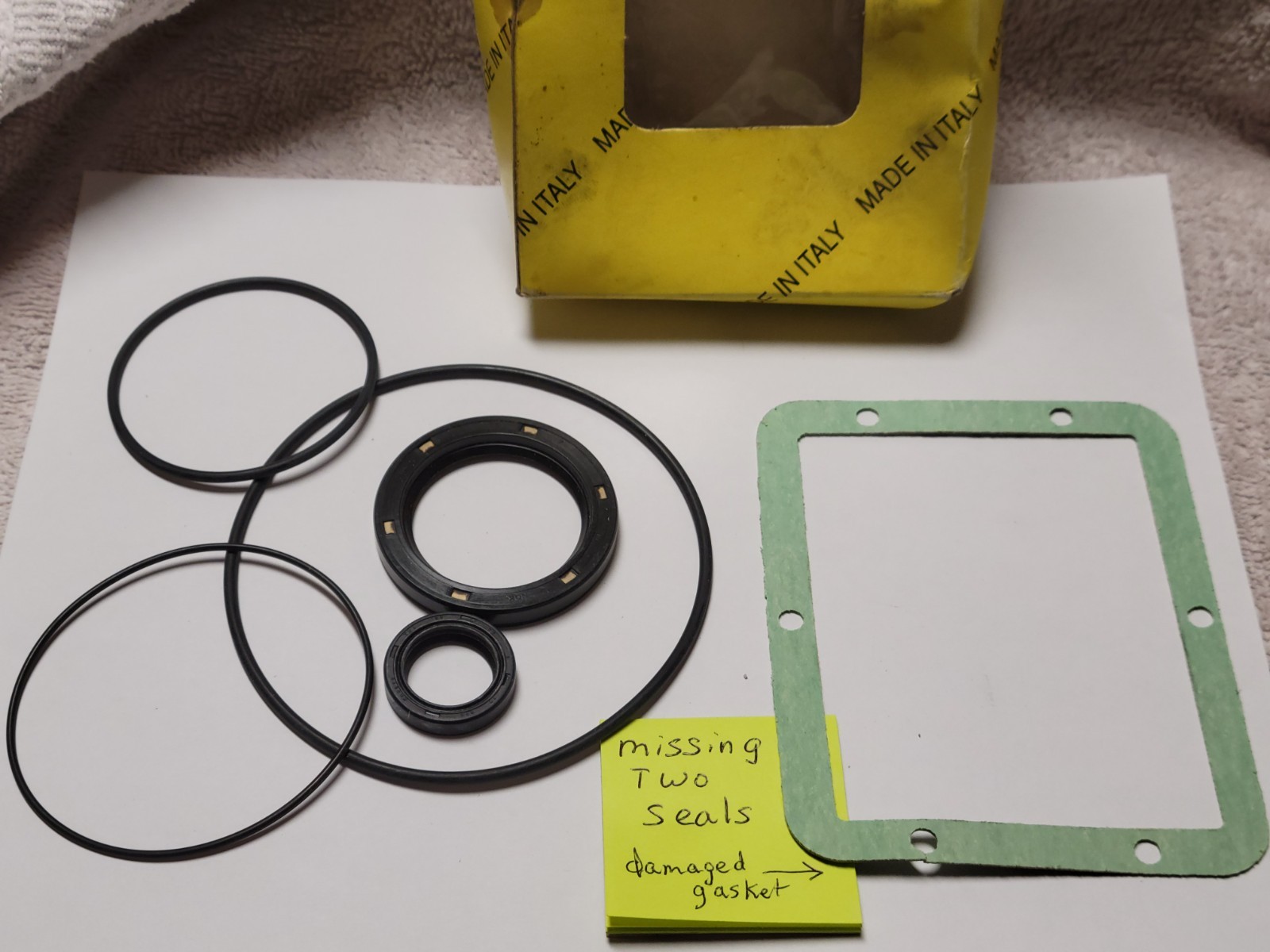 Annovi Reverberi AR1856 OEM Oil Seal Kit RKA RKV XRV XRCV AR 1856 Italy – NOS