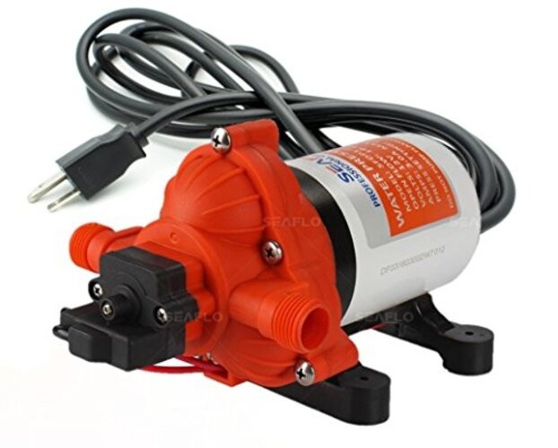 33-Series Industrial Water Pressure Pump w/Power Plug for Wall Outlet –