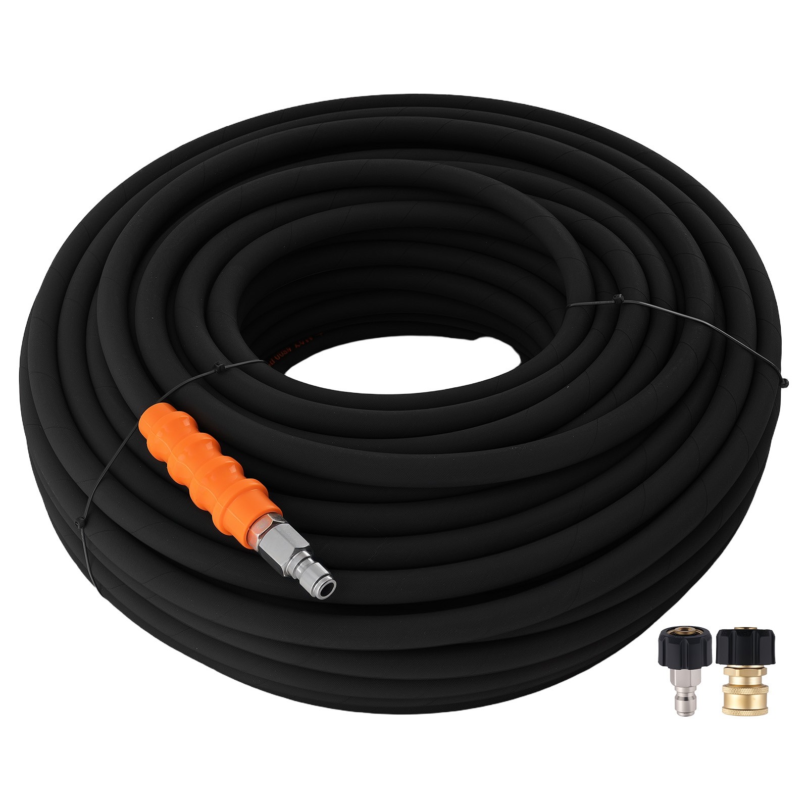 200FT 4800PSI Pressure Washer Hose for Simpson Generac 3/8″ Steel Wire Braid