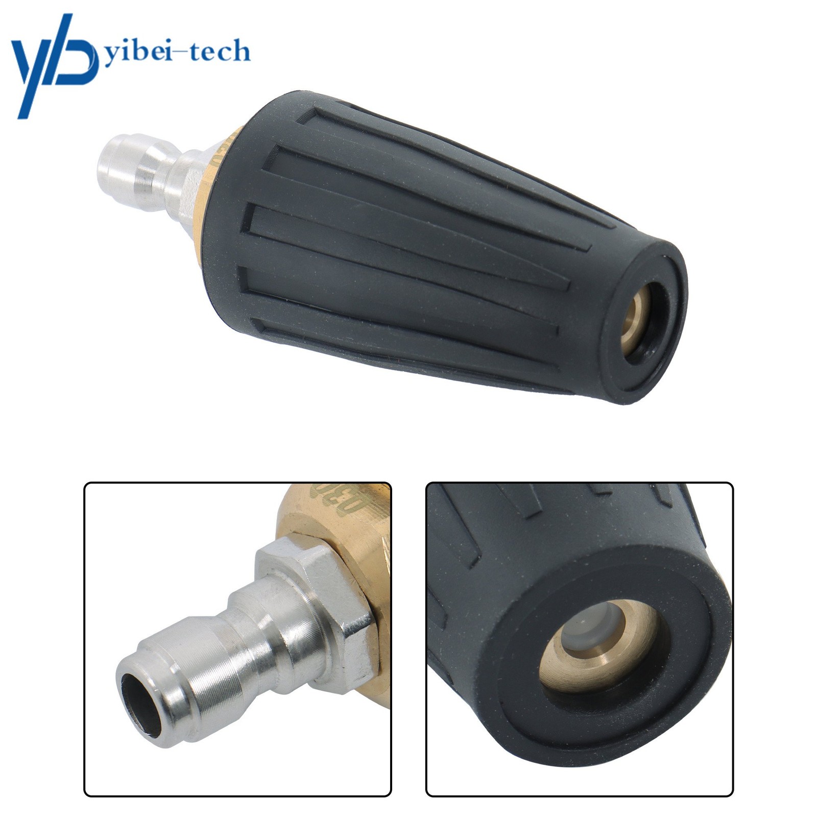 1/4 inch 3600 PSI Rotating High Pressure Turbine Nozzle Set with 5 Spray Nozzles
