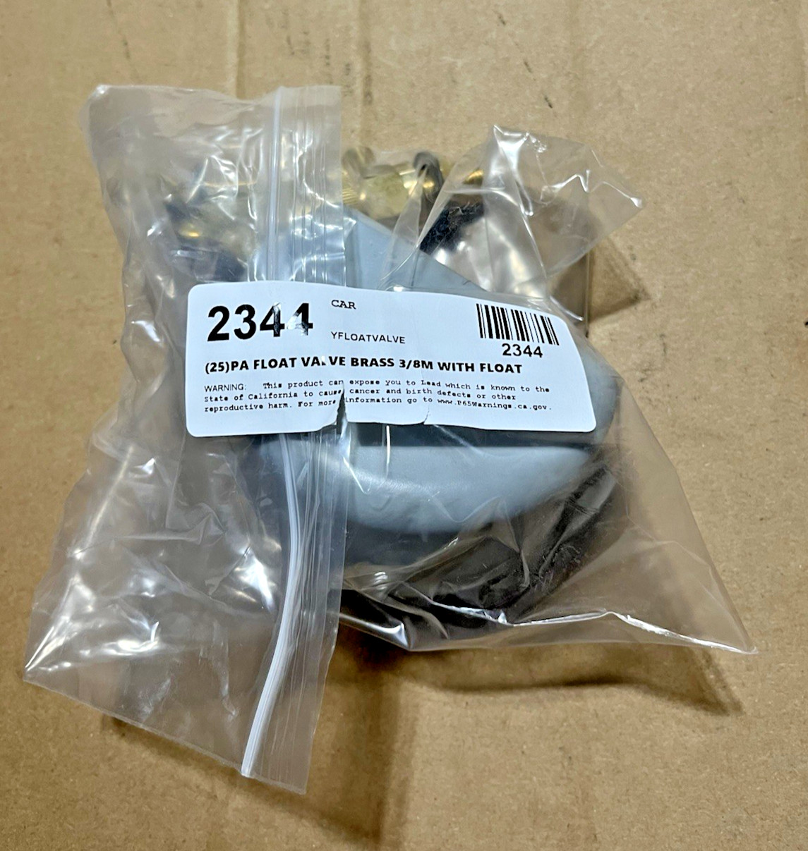 Float Tank Valve 3/8” NPT Brass Adjustable Pressure Washer Float Valve