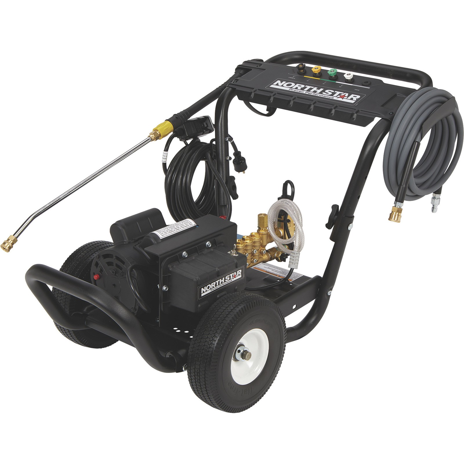 NorthStar Electric Cold Water Total Start/Stop Pressure Washer, 2000 PSI, 1.5