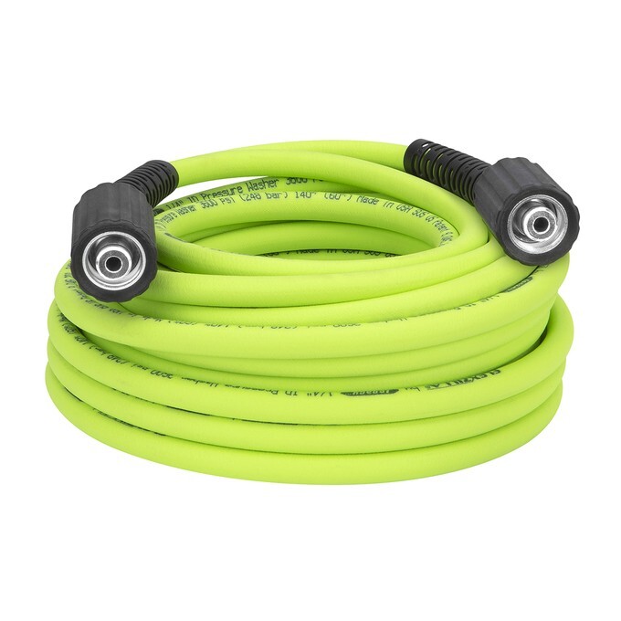 Flexzilla Pressure Washer Hose 1/4 in x 50 ft 3600 PSI Cold Water No Kinking!