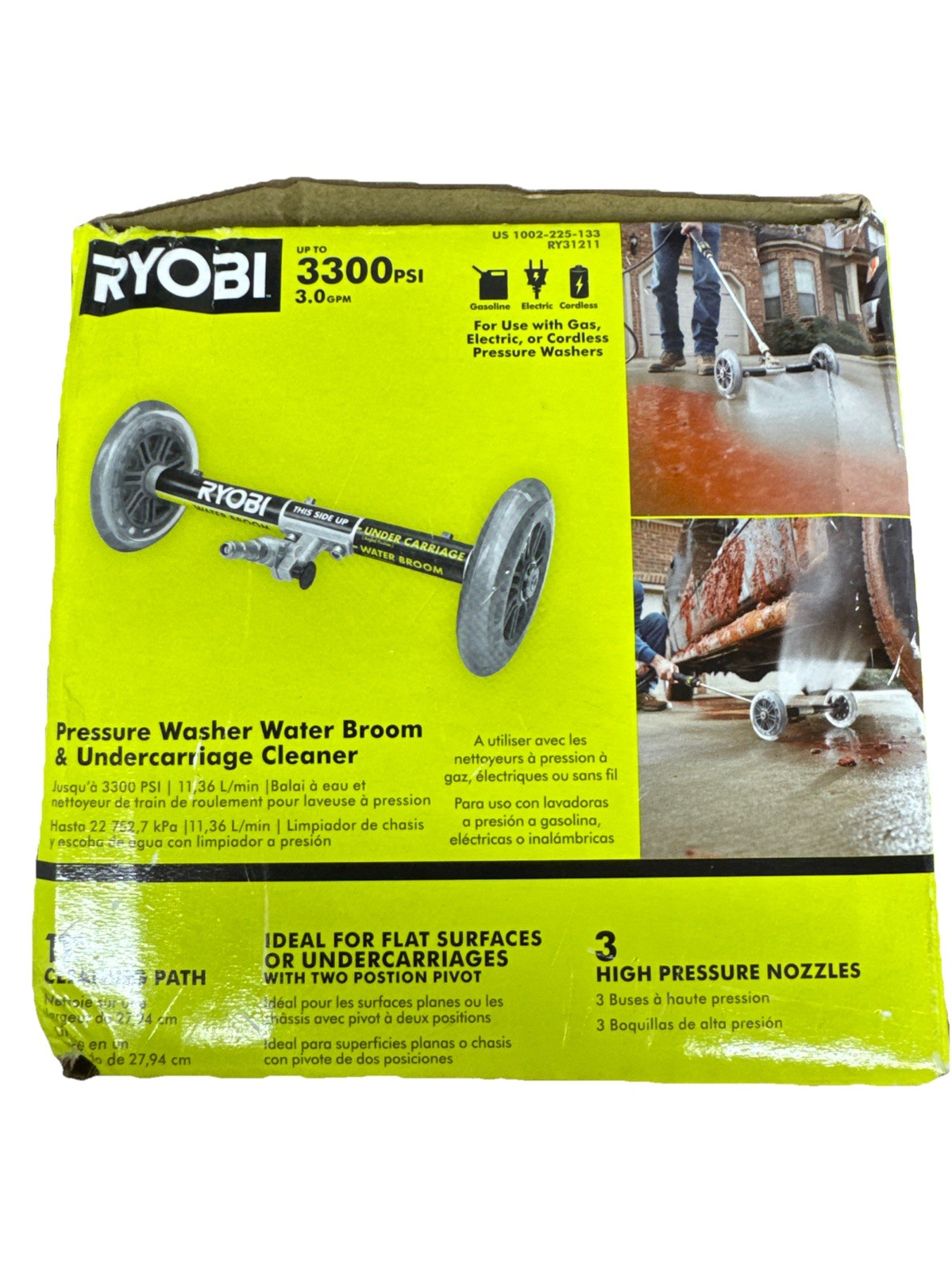 RYOBI Pressure Washer Water Broom