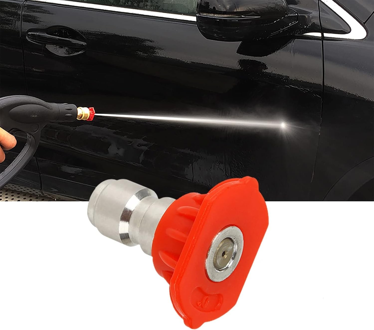 High-Pressure 5-Pack Nozzle Tips for Pressure Washers – 4500 PSI, Quick Connect