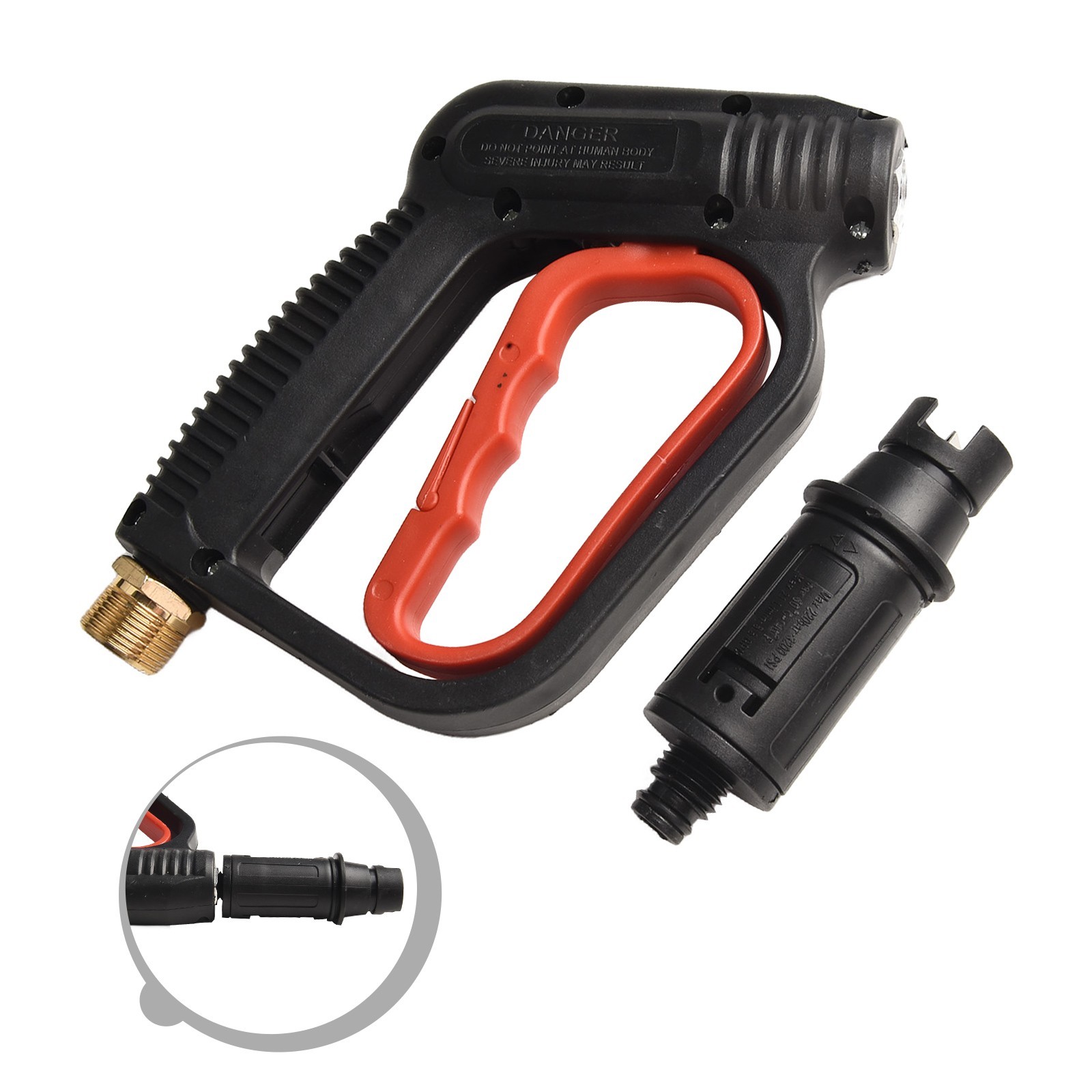 Turbo Nozzle Pressure Washer with° Adjustable Spray for Home Cleaning