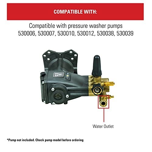 Replacement Water Outlet Kit for AAA Pressure Washer Pumps – High-Pressure Acces