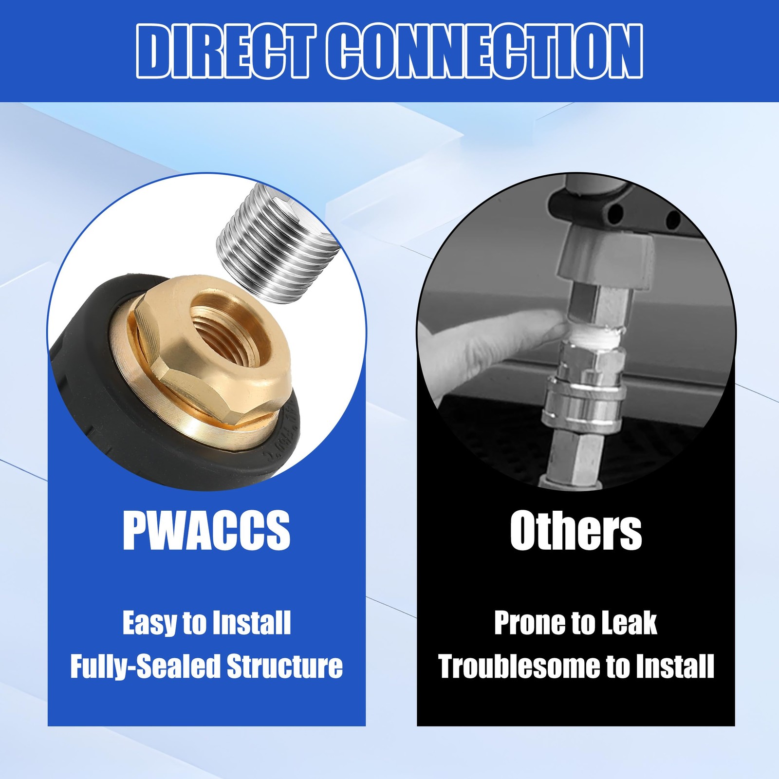 Pressure Washer Turbo Nozzle Tips with 7 Spray Nozzles and Holder