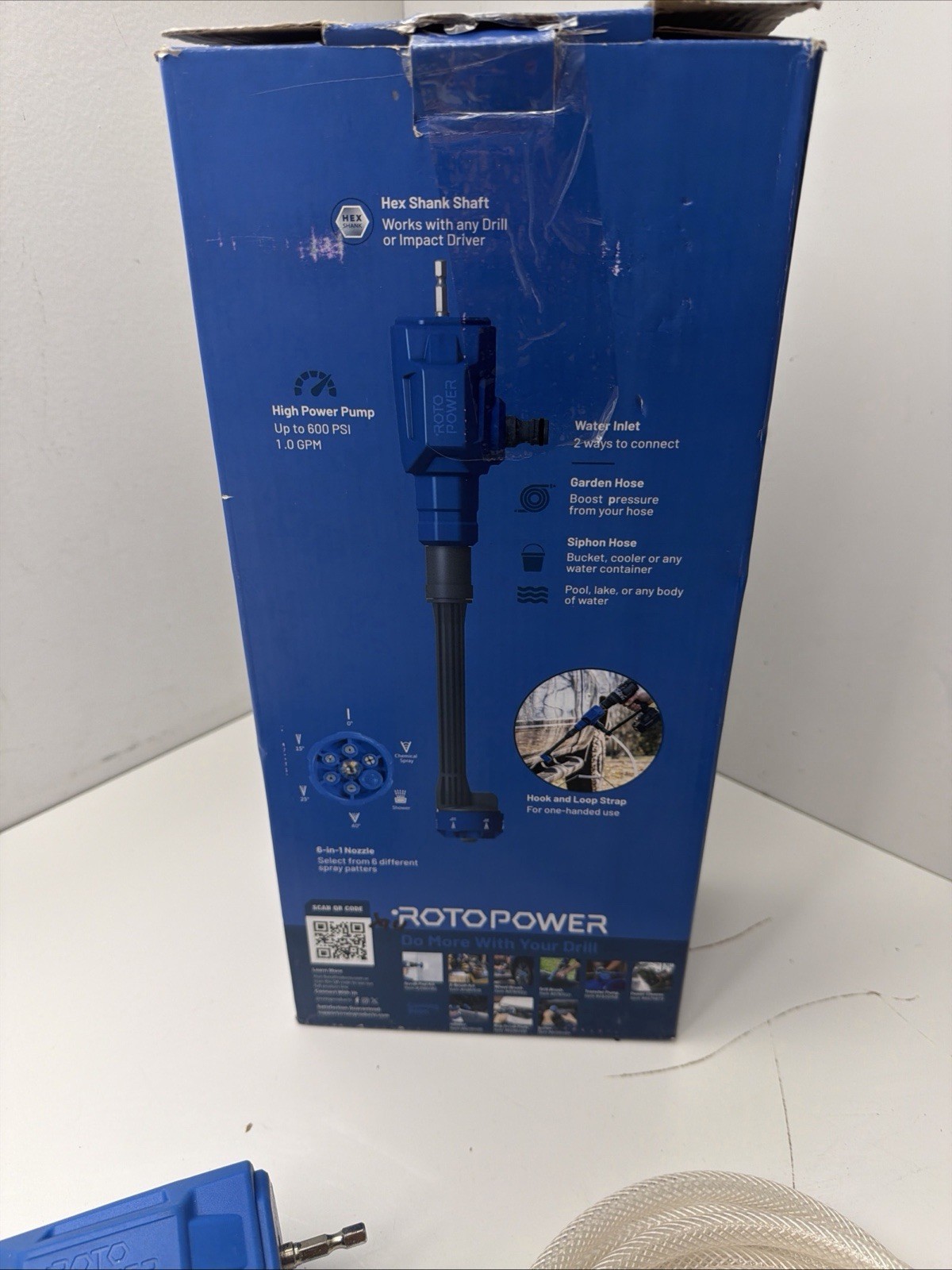 + ROTO POWER Power Cleaner Drill Attachment RPC100