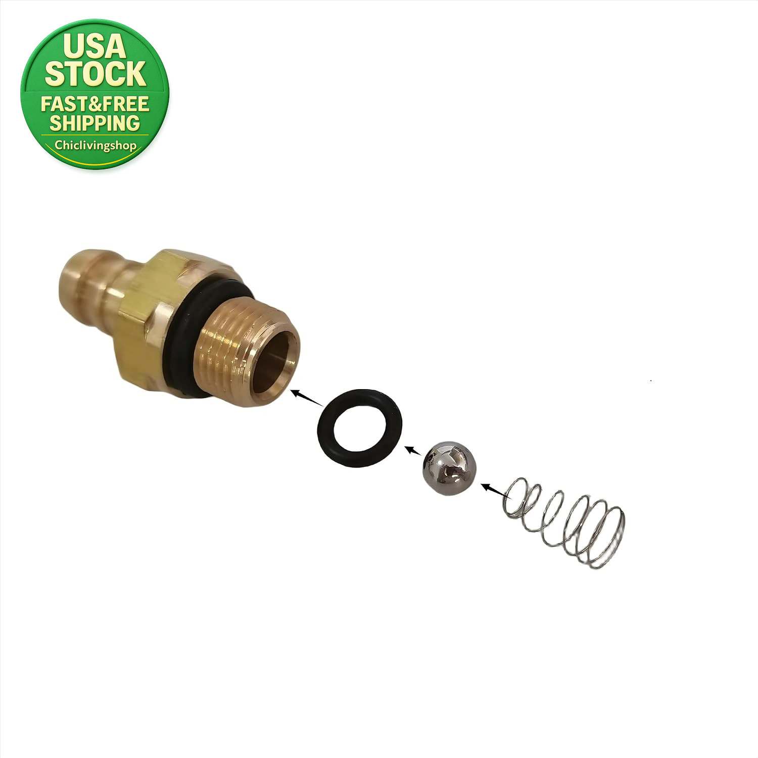 Pressure Washer Pump Parts Chemical Soap Injector Kit 1 8 27 Male Bspthread
