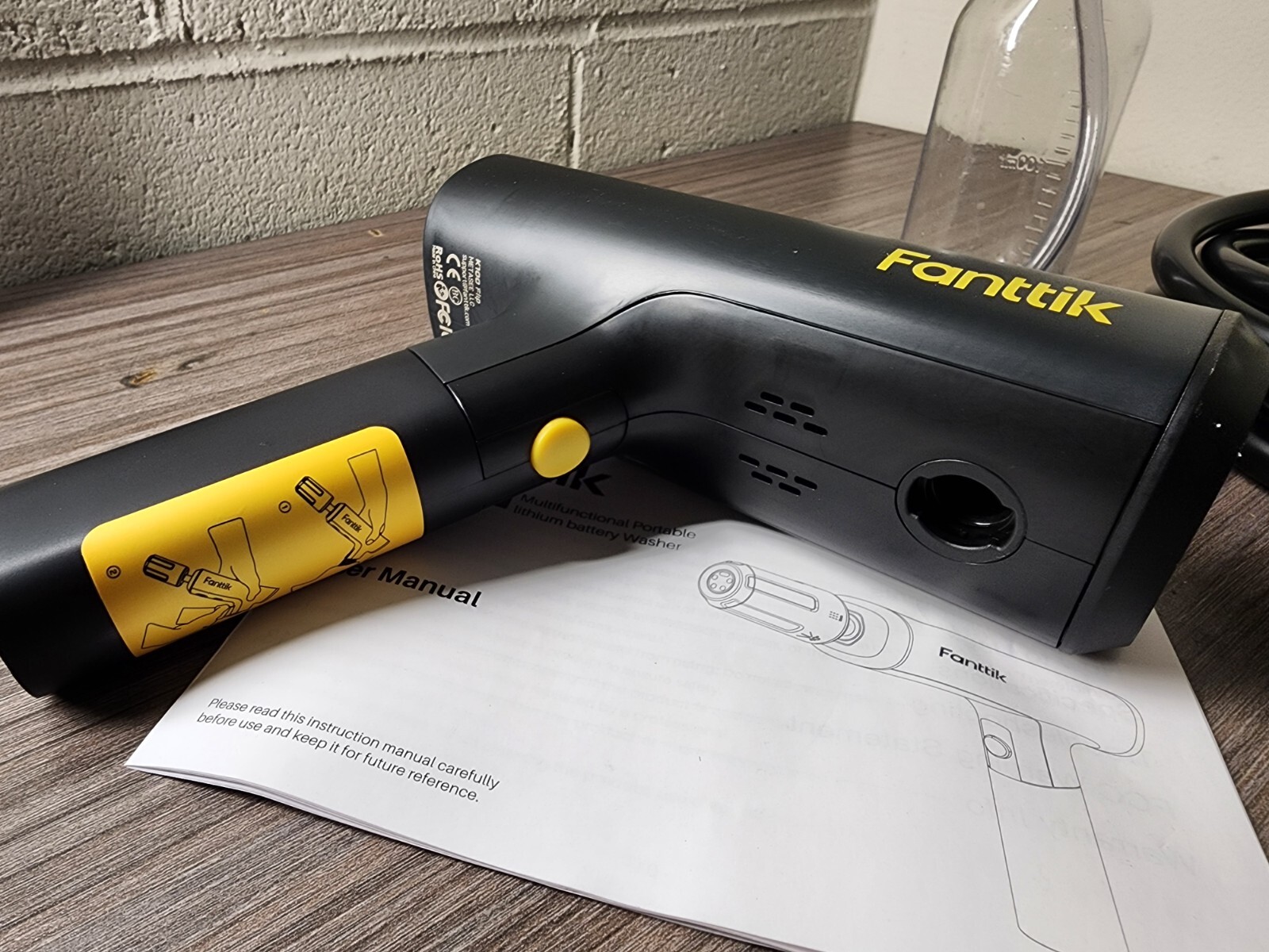 Fanttik K100 Flip Cordless Portable Sprayer Foldable 5-in-1 Nozzle 174 PSI