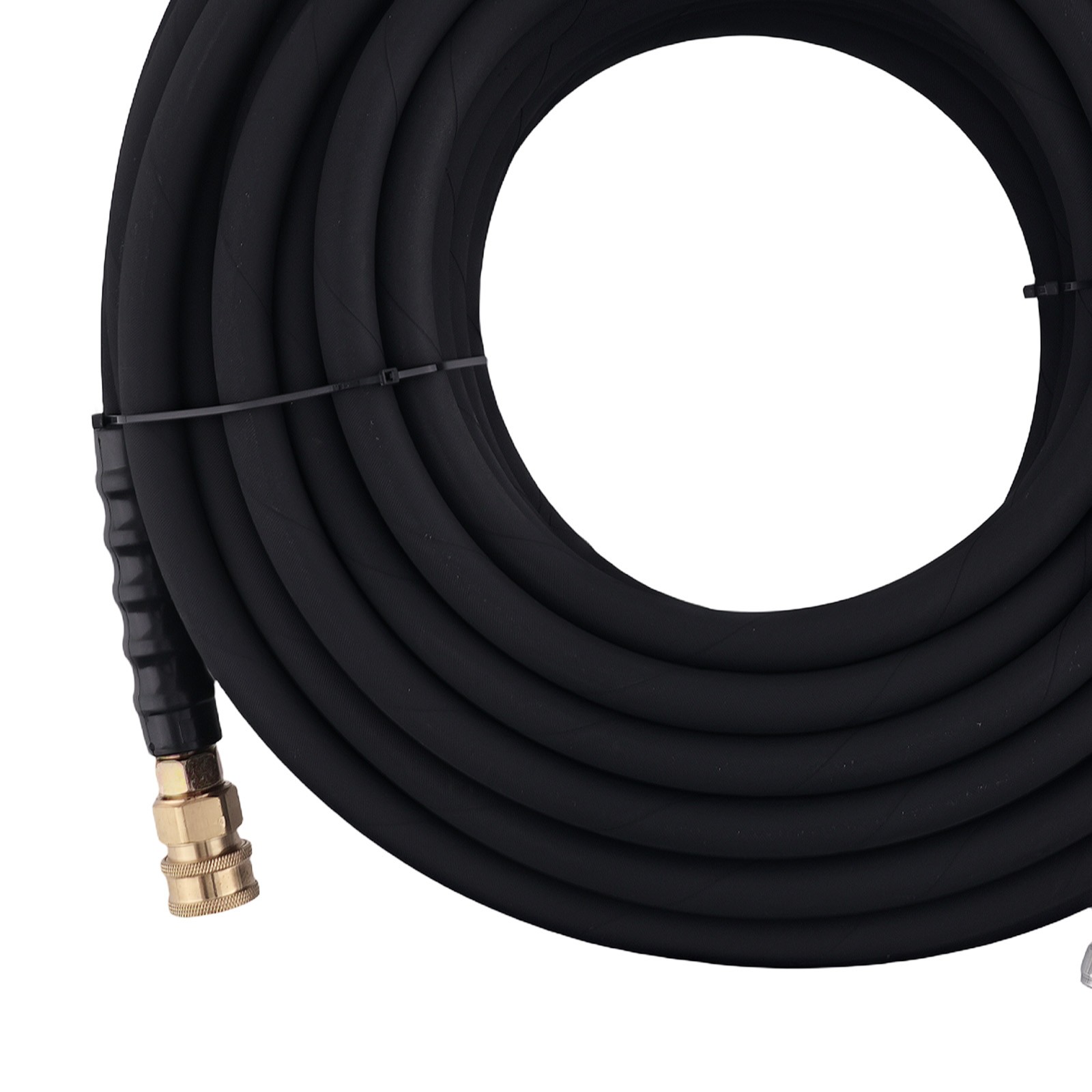100ft 3/8″ Power Pressure Washer Hose 4200PSI Steel Wire Braided Super Flexible