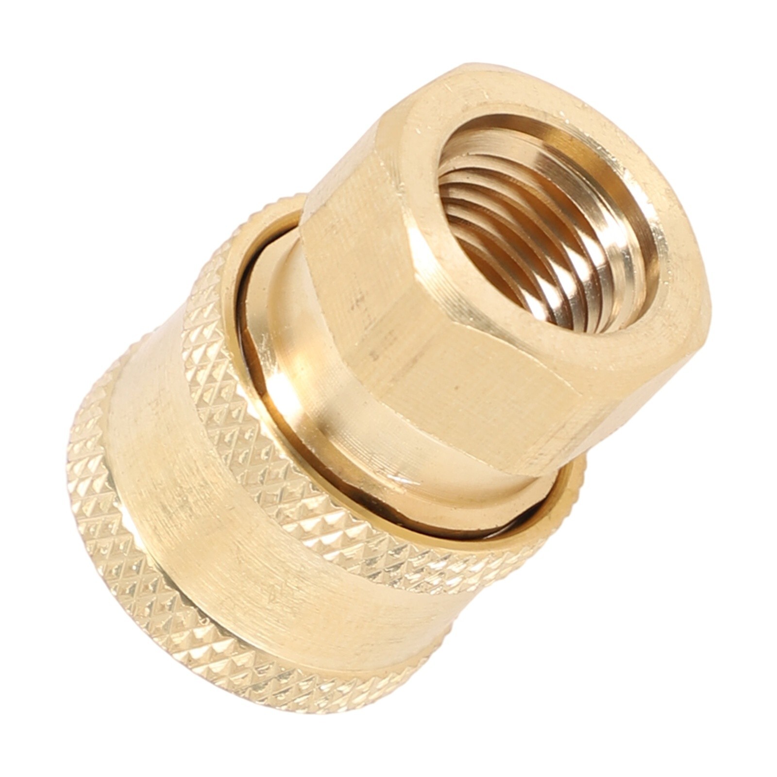 2pcs High Pressure Washer Coupler Brass Fittings 1/4 In Quick Connect To Female