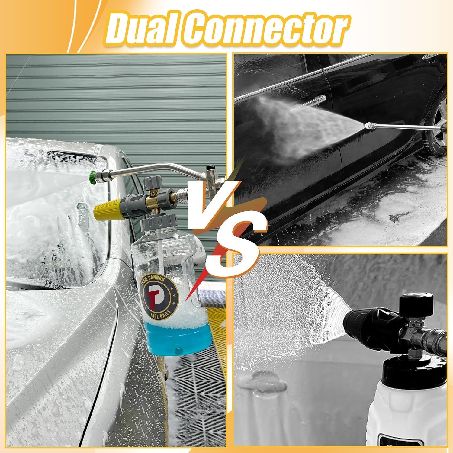 Adjustable Foam Cannon with Additional Nozzle