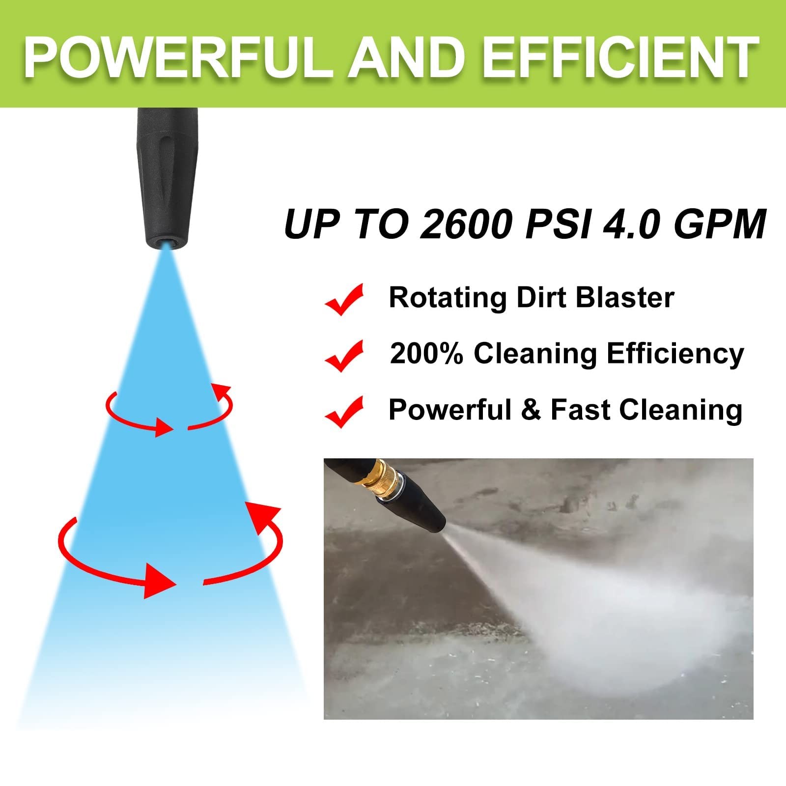 Replacement Spray Gun with Extension Wand & M22-15 Connector, Compatible with…