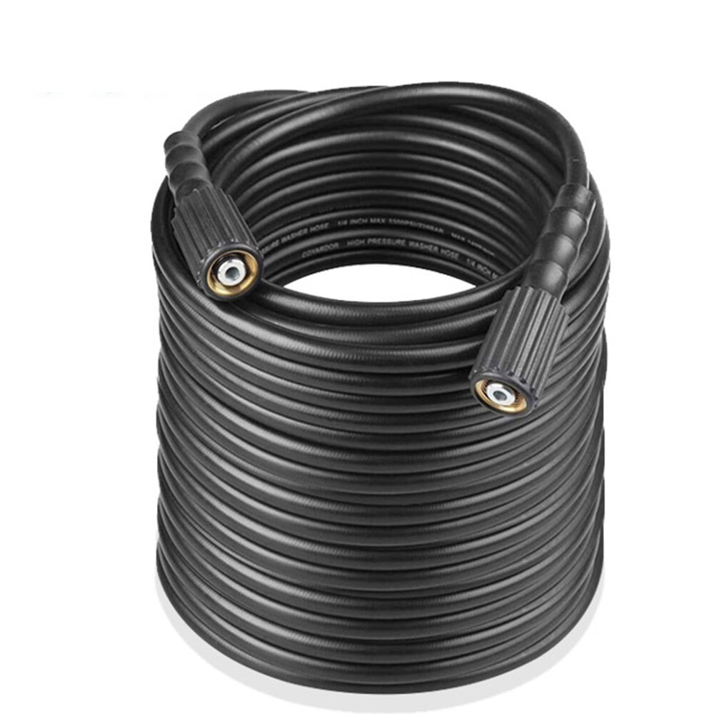 Pressure Washer Hose 3200PSI High Power Pump Cleaner Extension Pipe 1/4 M22-14mm