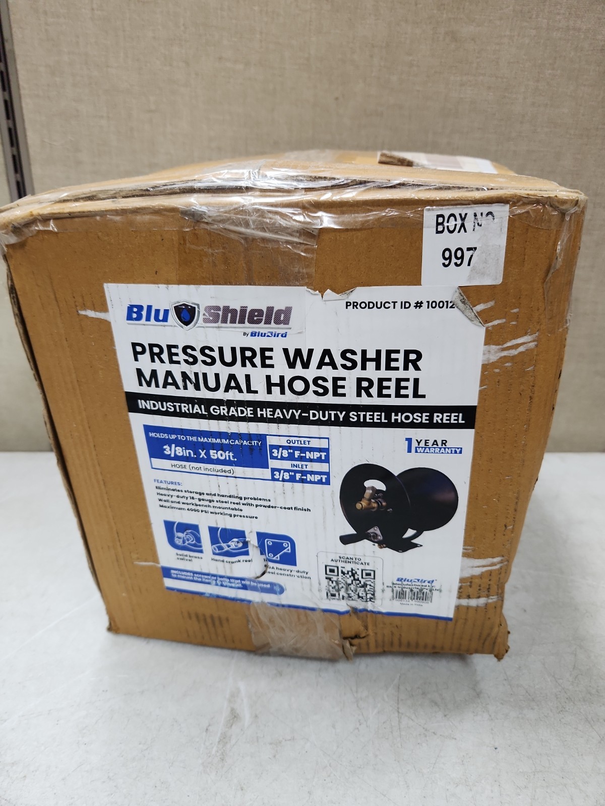 Bluebird Pressure Washer Manual Hose Reel – No Hose